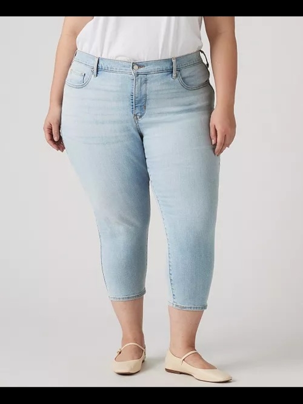 Levi's Plus Size 311 Shaping Skinny Capri Jeans